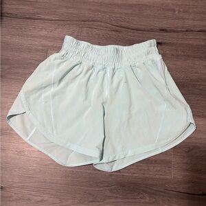 lululemon athletica Light Mint Athletic Shorts 5”